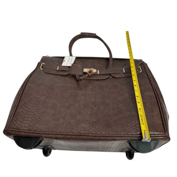 KC‎ Jagger Brown Rolling Suitcase - Picture 9 of 16